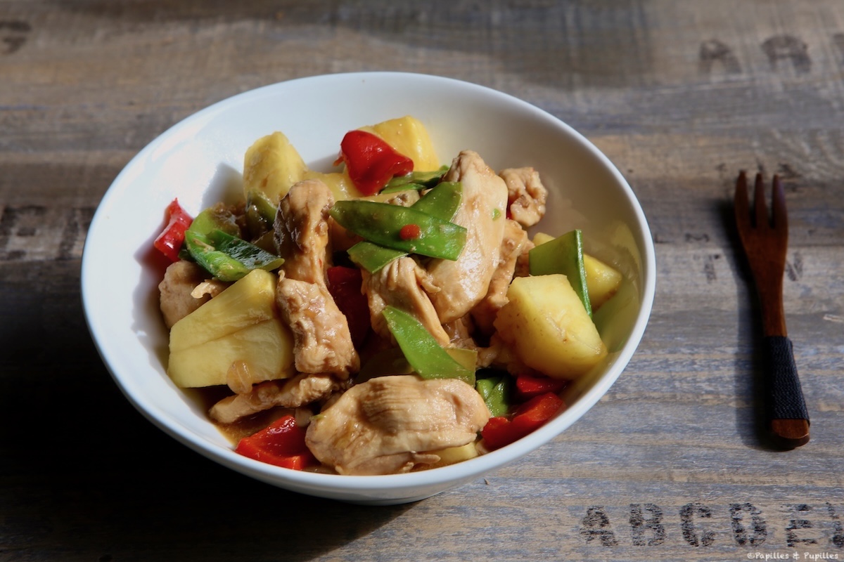 Poulet à l'ananas 
