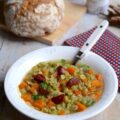Soupe de pois cassés au chorizo