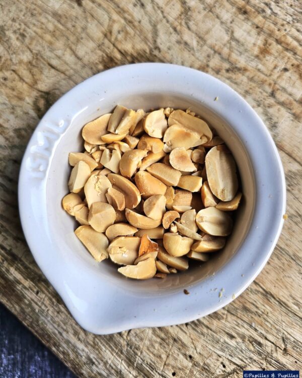 Cacahuètes hachées