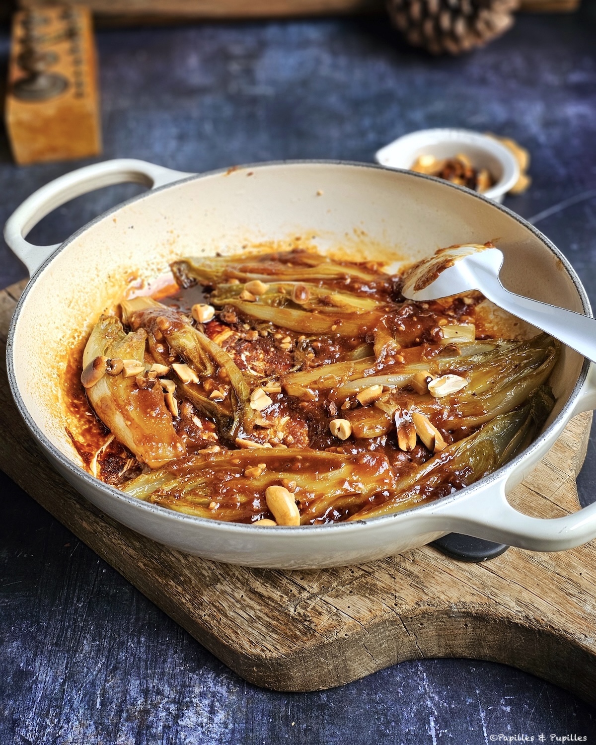 Endives sauce cacahuètes