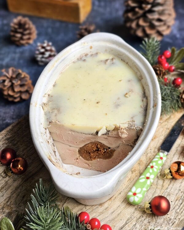 Terrine de foie gras aux figues et à l'Armagnac