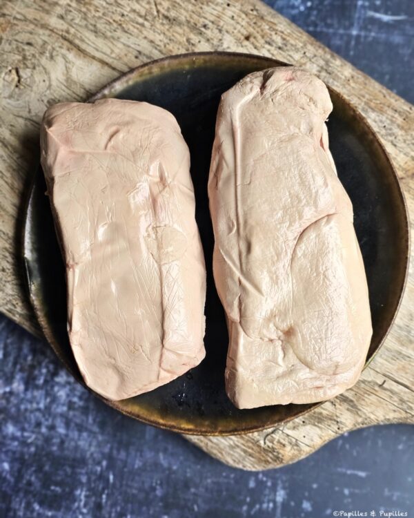 Lobes de foie gras frais