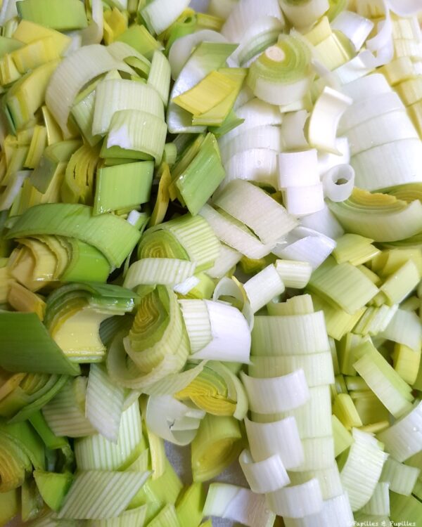 Poireaux ciselés