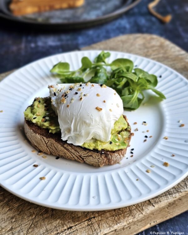 Avocado toast et œuf poché