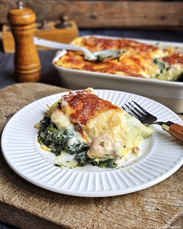 Lasagnes saumon épinards