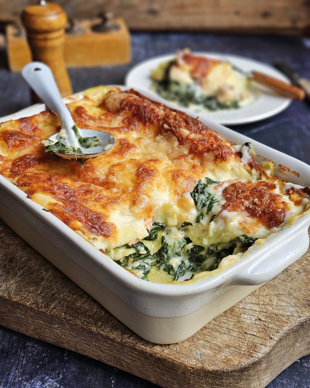 Lasagnes saumon épinards