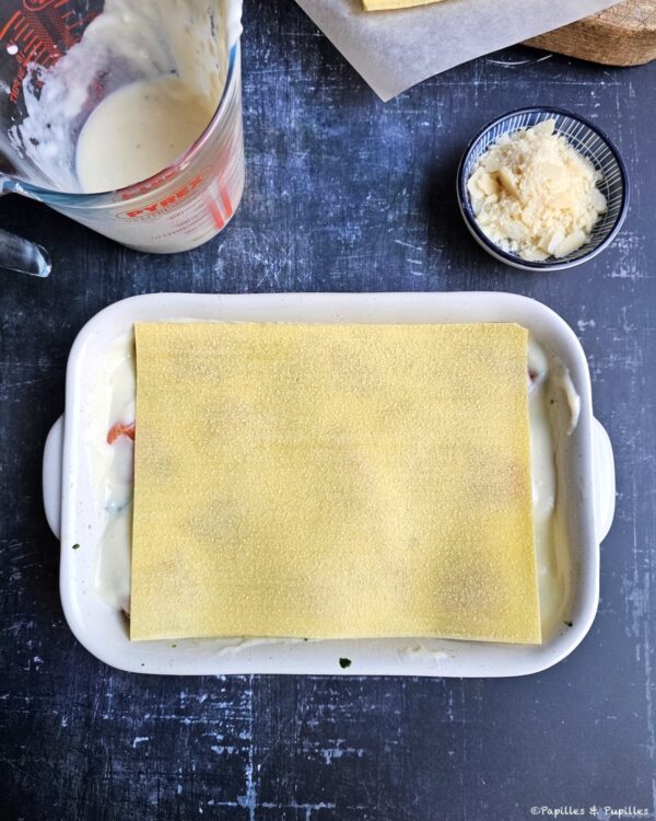 Couvrez d'une 3è feuille de lasagne