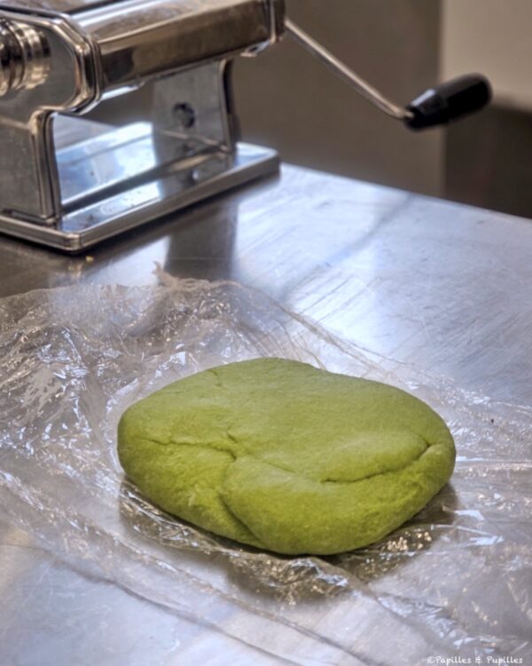 Pâte aux épinards