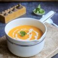 Velouté de carottes à l'orange, au curcuma et au gingembre