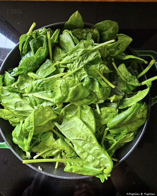Ajoutez les épinards