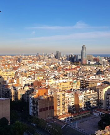 Vue sur Barcelone