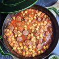 Pois chiches à la tomate et au chorizo