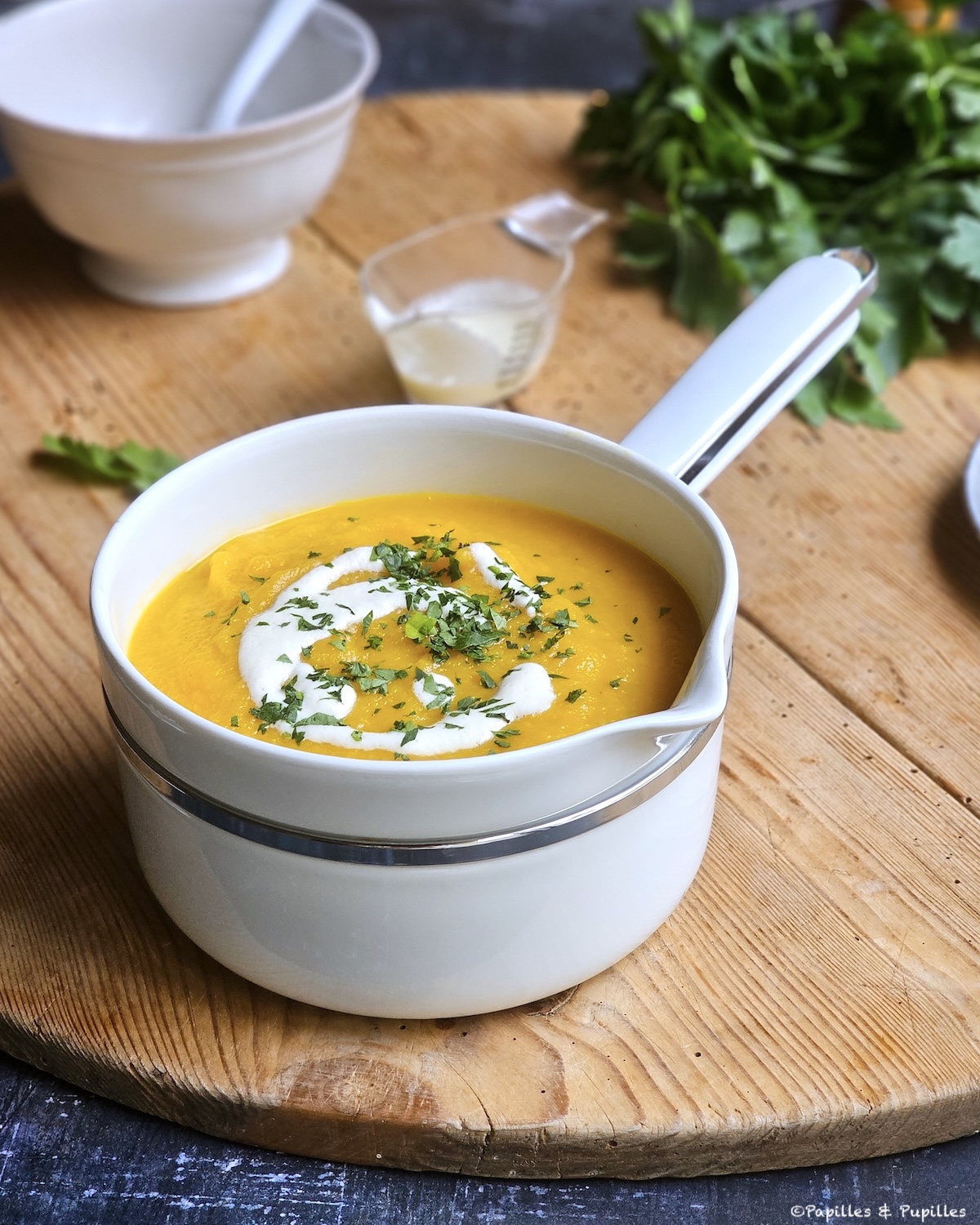 Velouté céleri-rave carottes