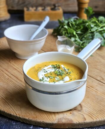 Velouté céleri-rave carottes