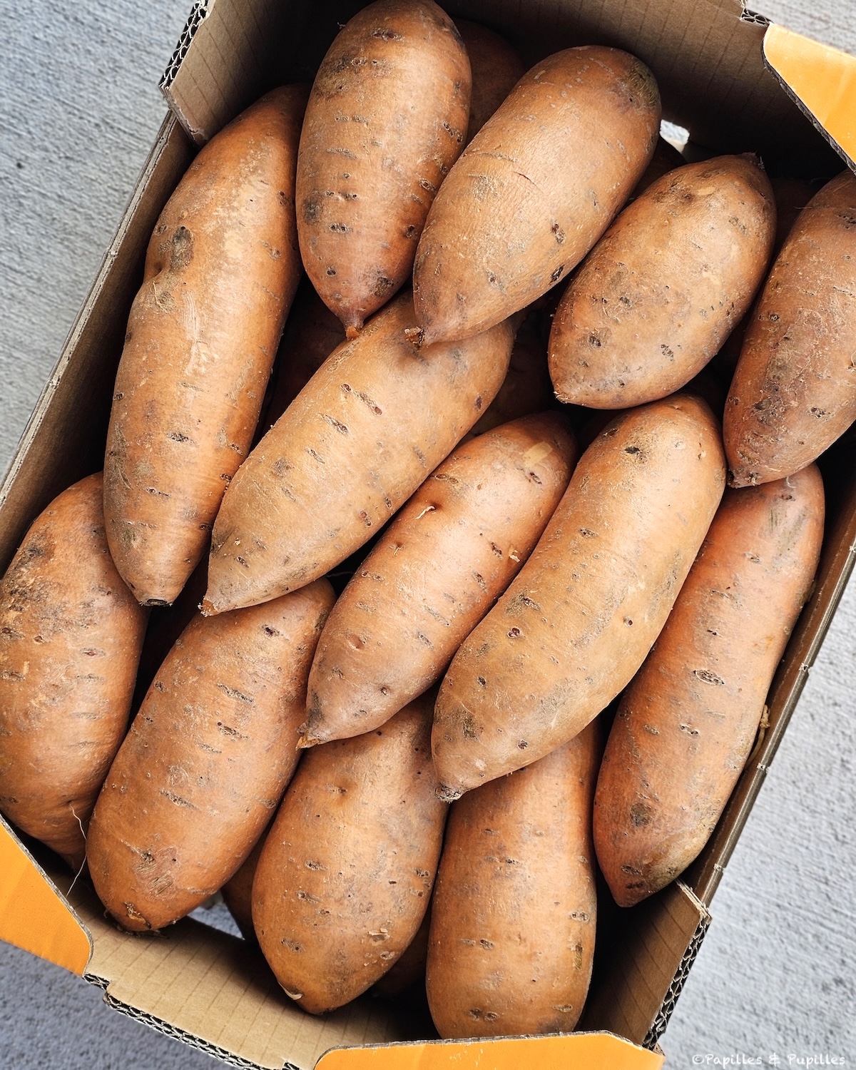 Colis de patates douces