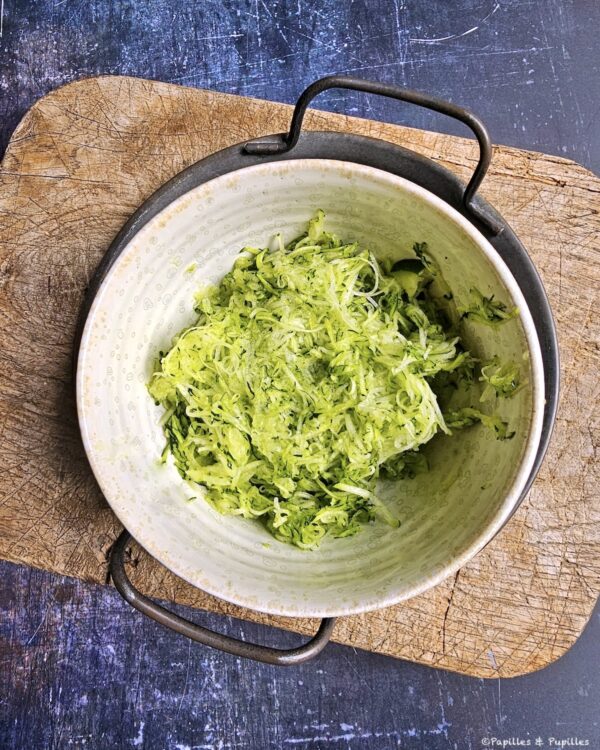 Courgettes râpées