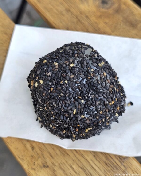Mochi au sésame noir