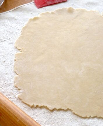 Pâte à tarte étalée ©Emily CC BY-NC 2.0