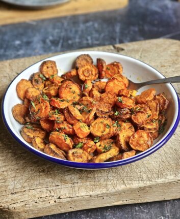 Carottes rôties à l'air fryer