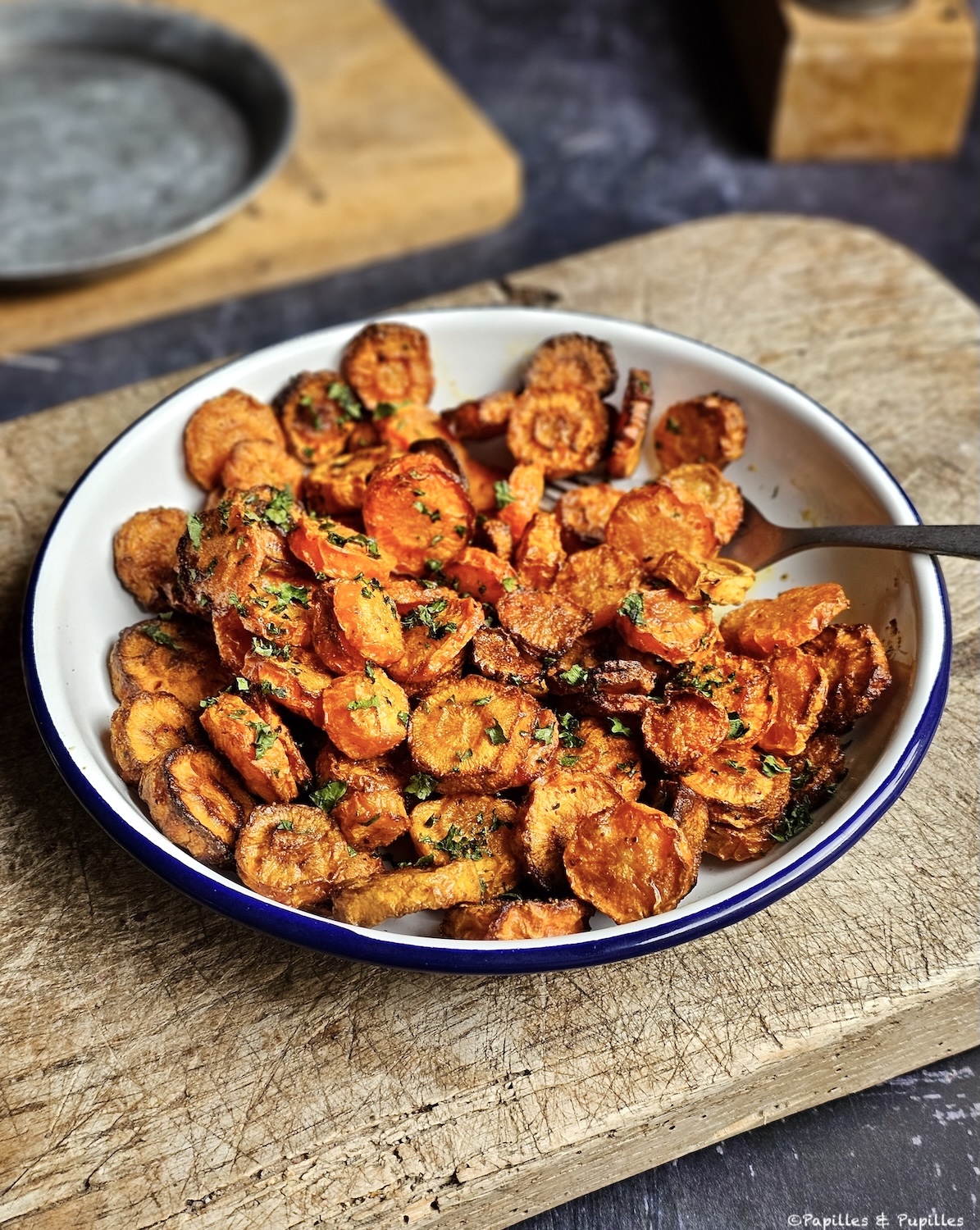 Carottes rôties à l'air fryer