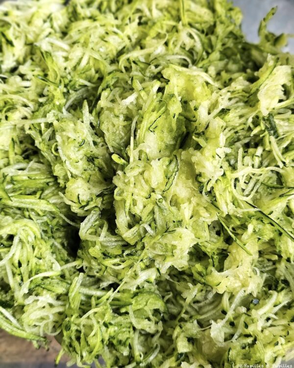 Courgettes râpées