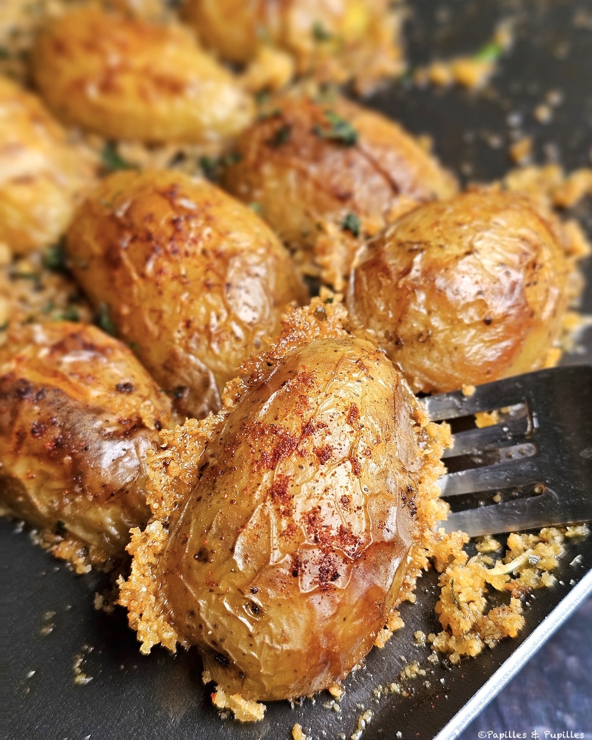 Pommes de terre croustillantes au Parmesan