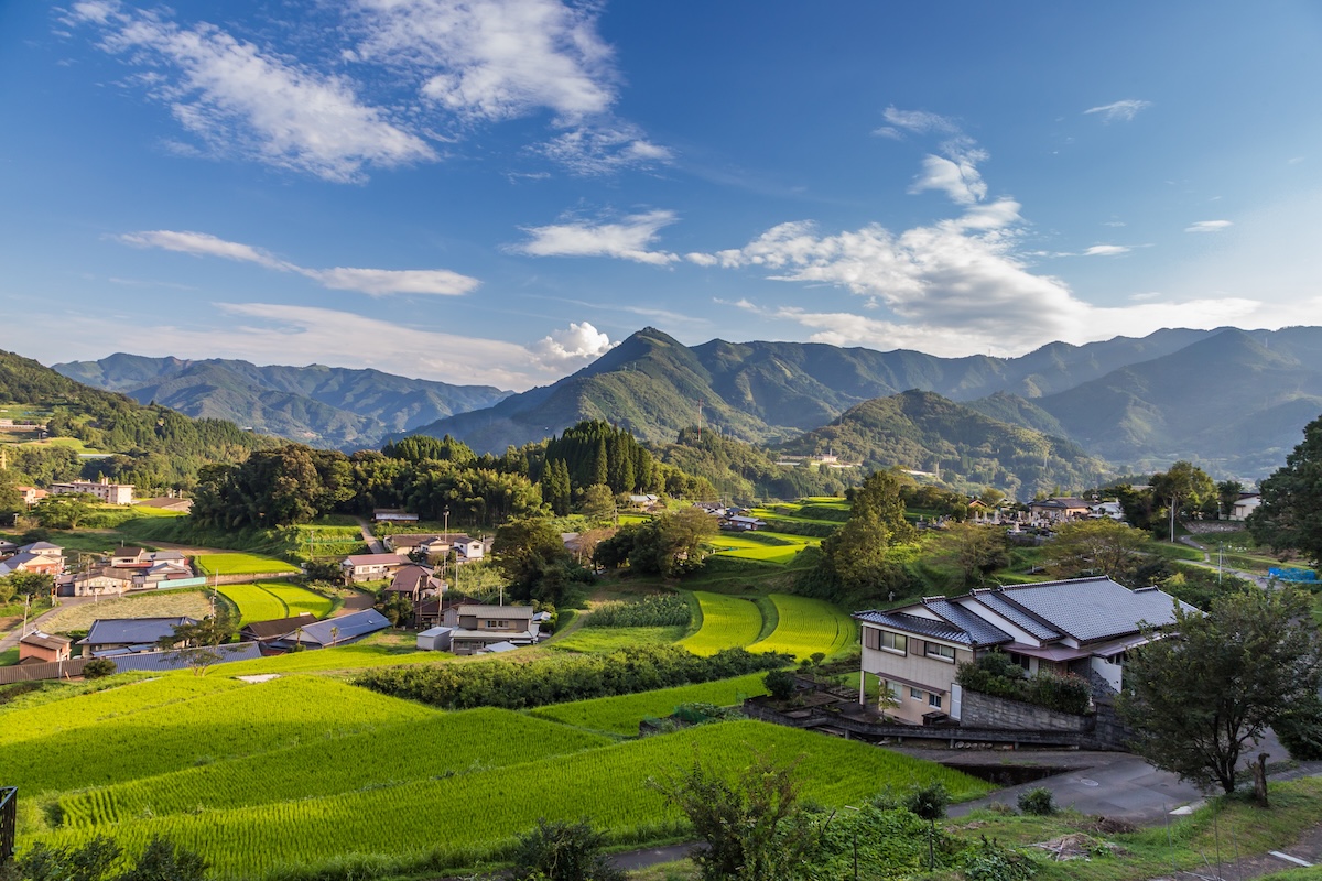 Agriculture village in Takachiho, Miyazaki, Kyushu