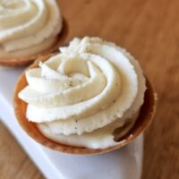 Tartelette miel vanille