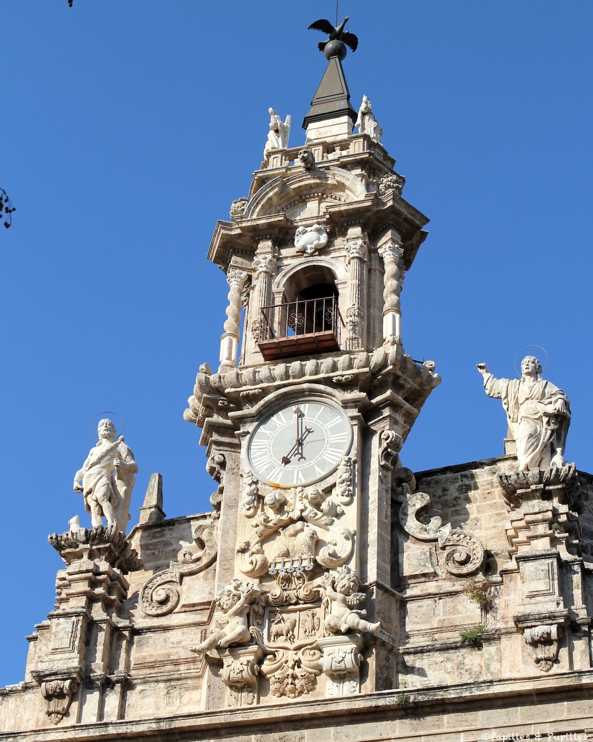 Tour de l'horloge - Iglesia de los Santos Juanes Valence