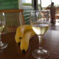 Verre de vin de banane