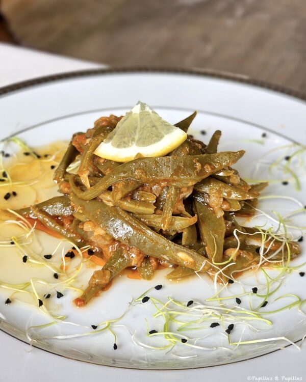 Haricots confits à l'huile