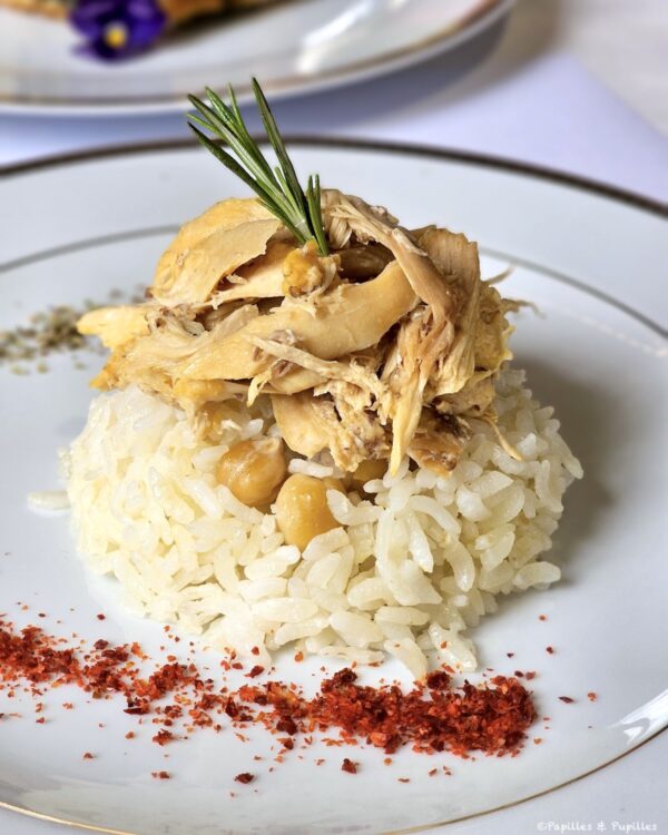 Riz pois chiche poulet