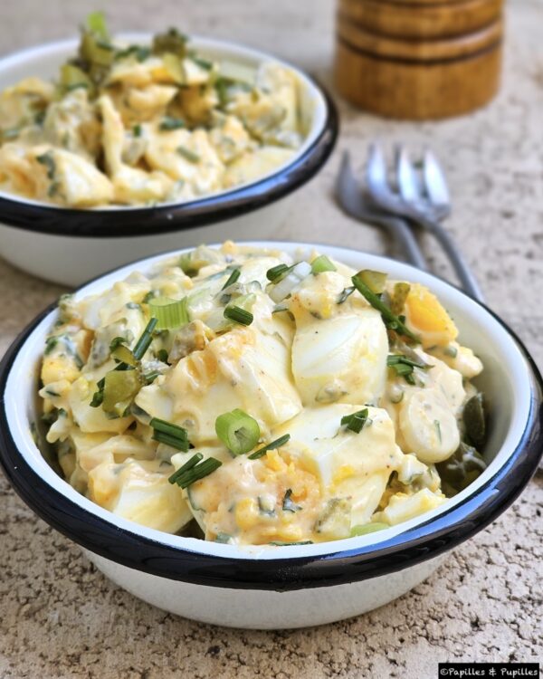 Salade d'œufs durs mayo comme dans un bistrot parisien
