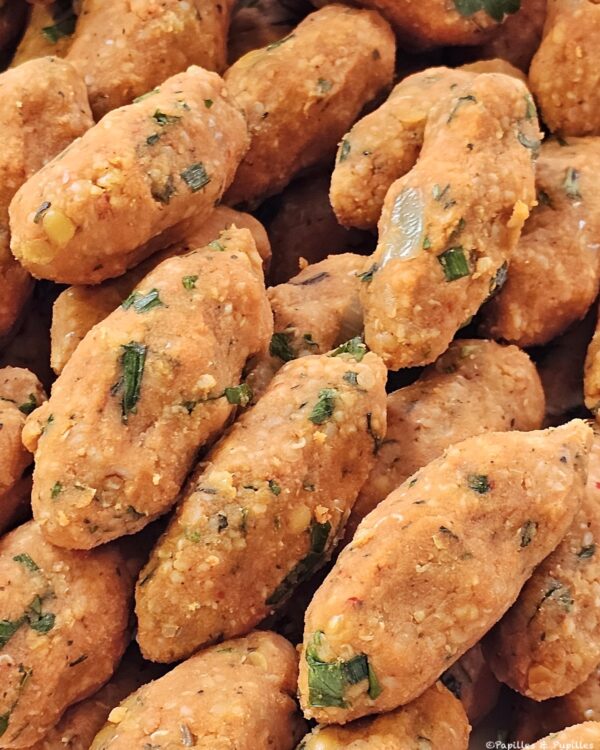 Köfte de lentilles corail