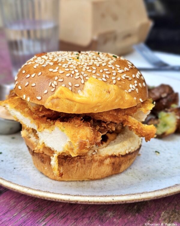 Burger au poulet