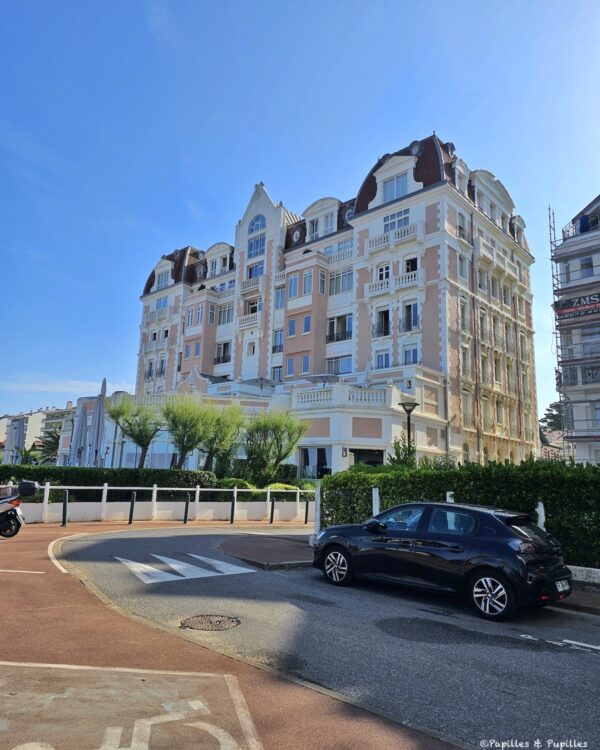 Façade du Grand Hôtel (côté mer)