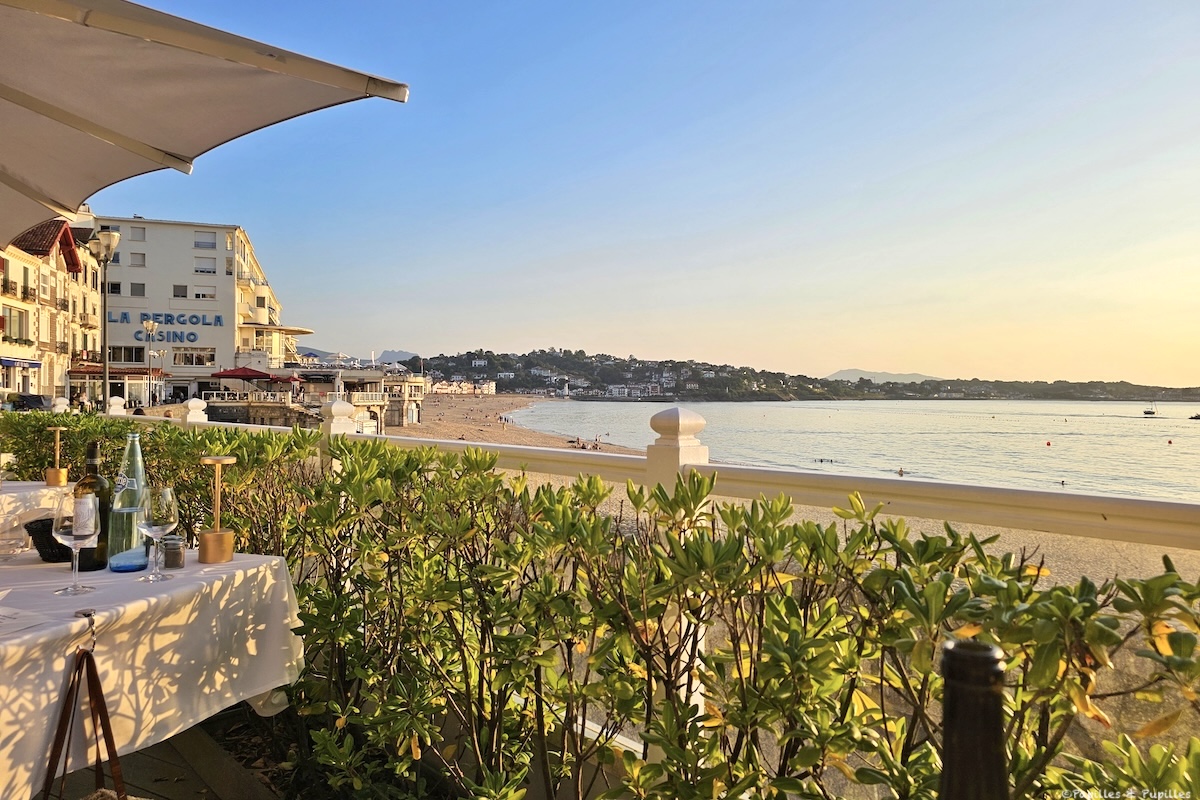 Vue sur la baie de Saint Jean de Luz