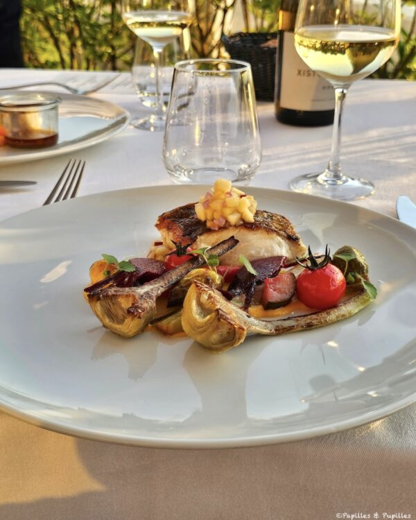 Merlu et petits légumes