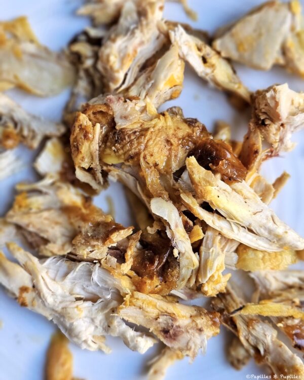 Restes de poulet rôti