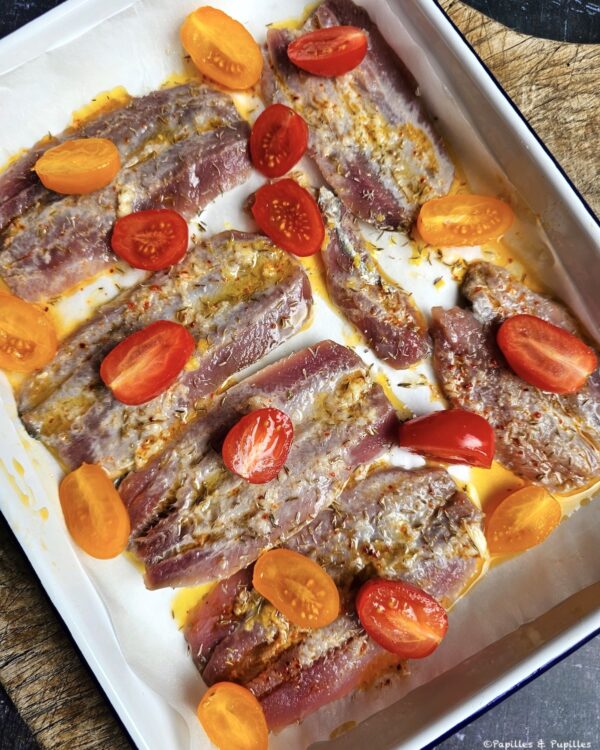 Sardines fraîches avant cuisson