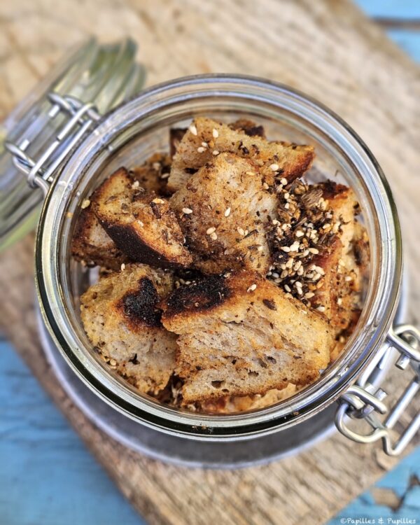 Croûtons maison au zaatar