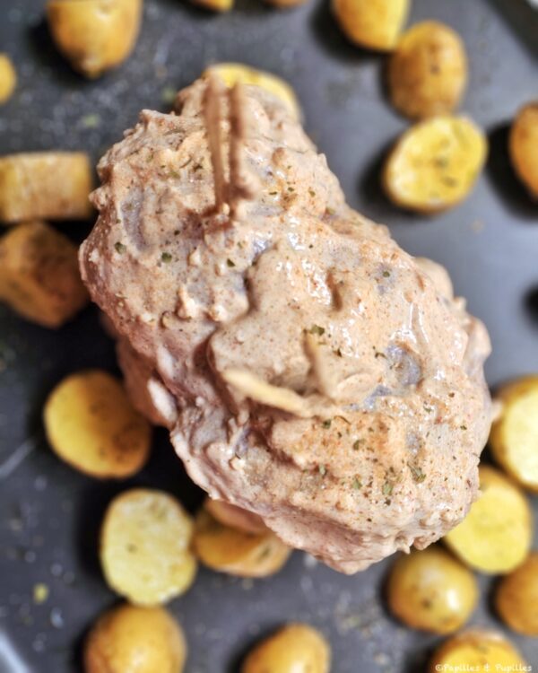 Entourez de pommes de terre