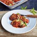 Involtini d'aubergine sauce tomate