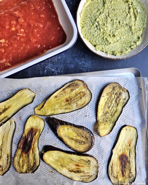 Préparation des rouleaux