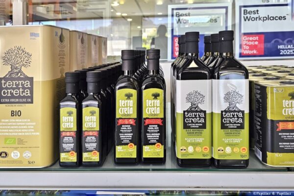 Huile d'olive étiquette verte Terra Creta