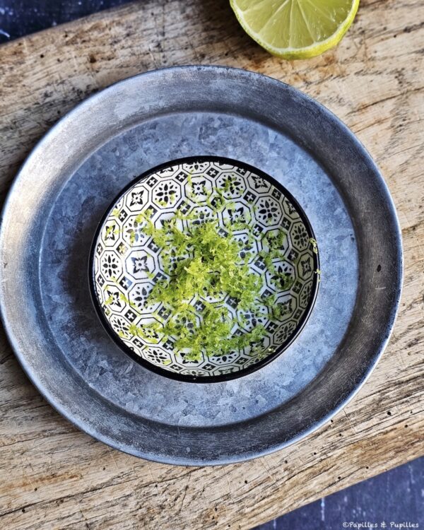 Zeste de citron vert