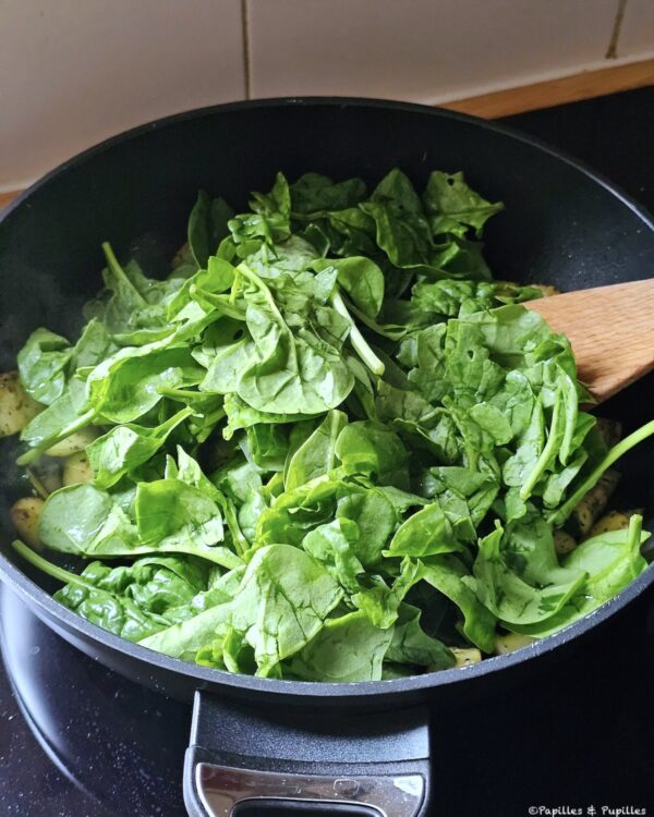 Ajoutez les épinards