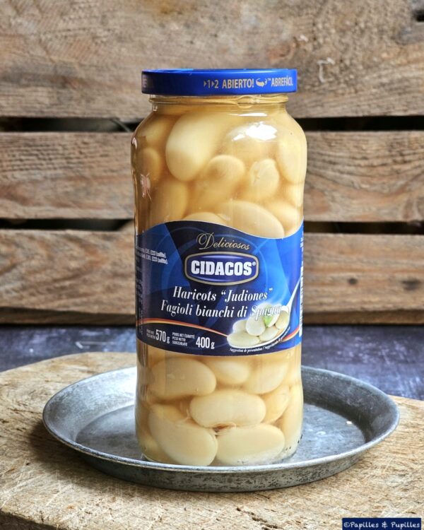 Bocal de haricots blancs Judiones
