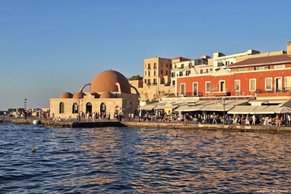 Coucher de soleil sur Chania