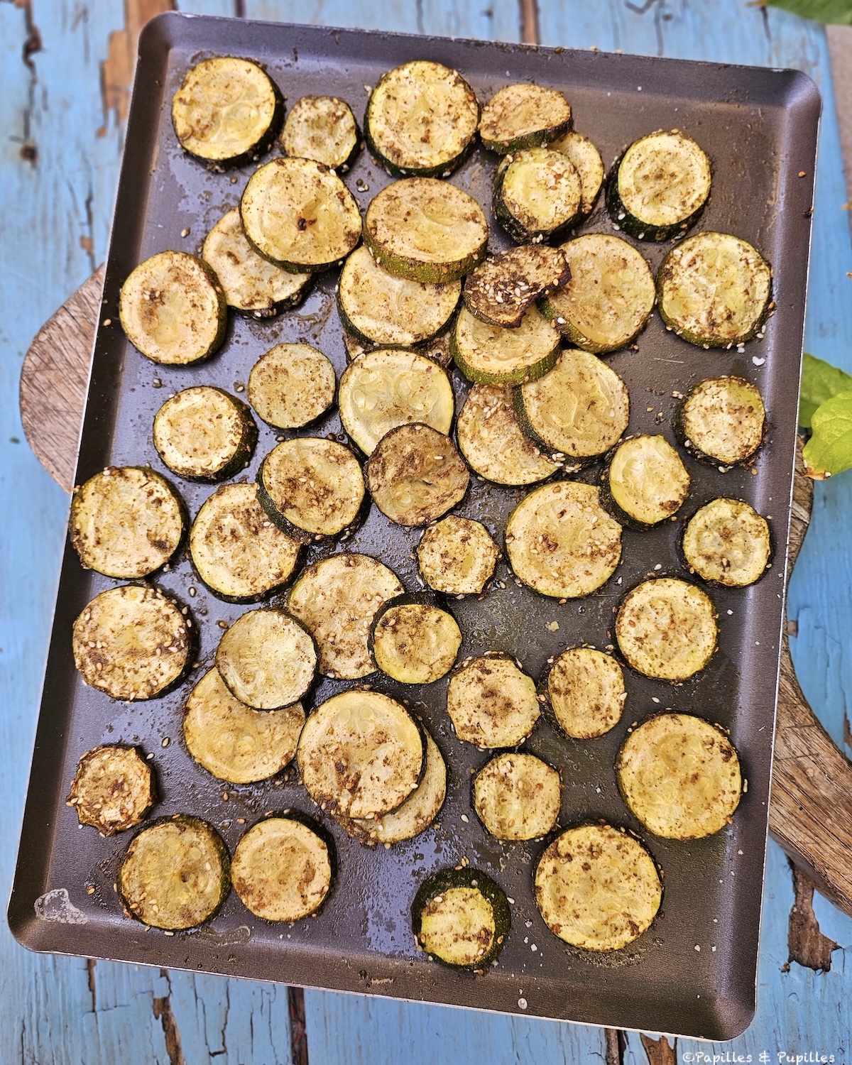Courgettes au zaatar et citron